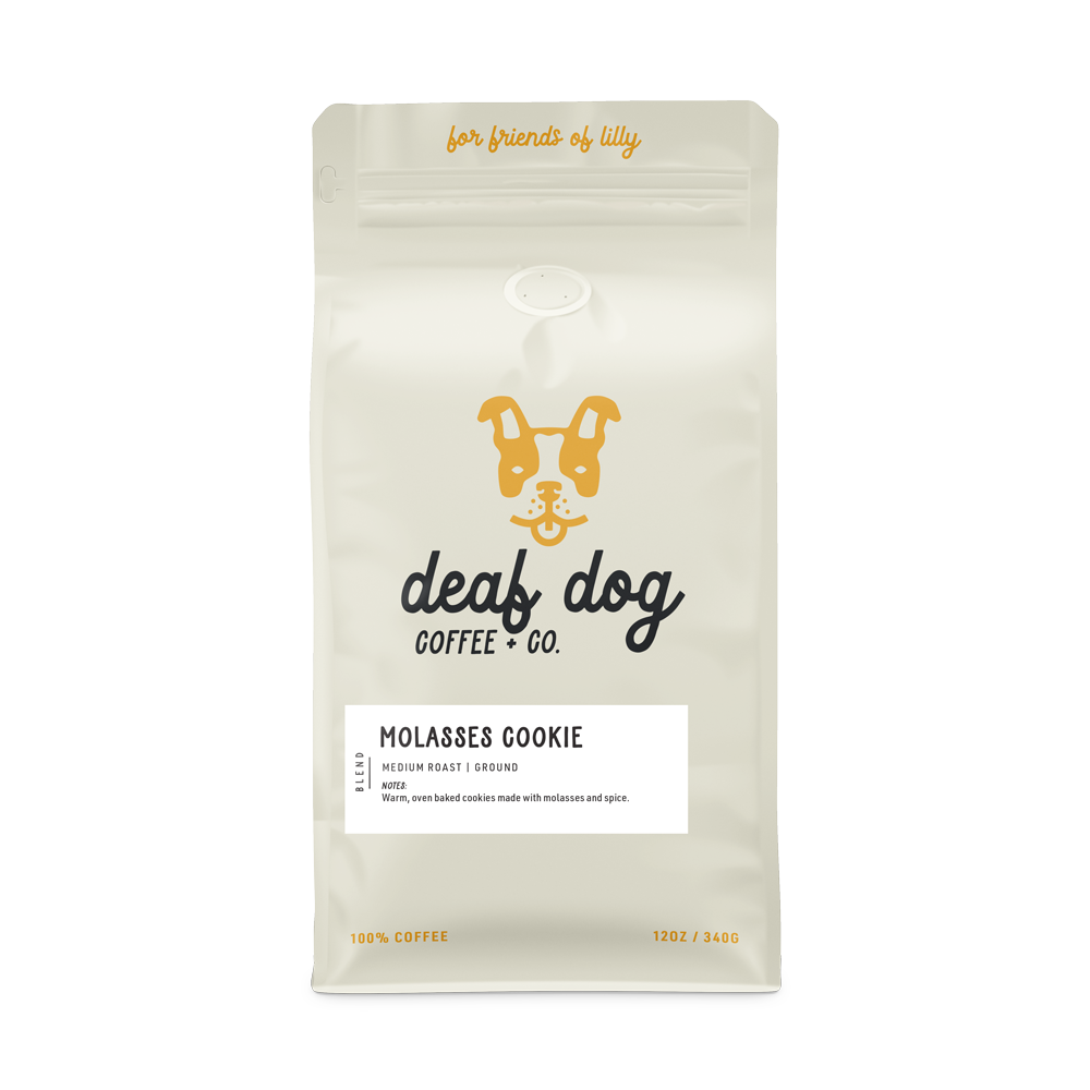 Molasses flavored coffee Deaf Dog Coffee + Co.